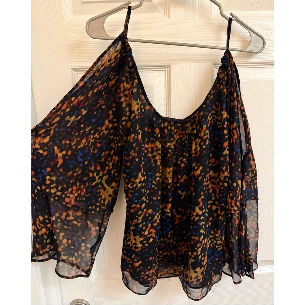Vintage M. Fredric Open Shoulder Blouse